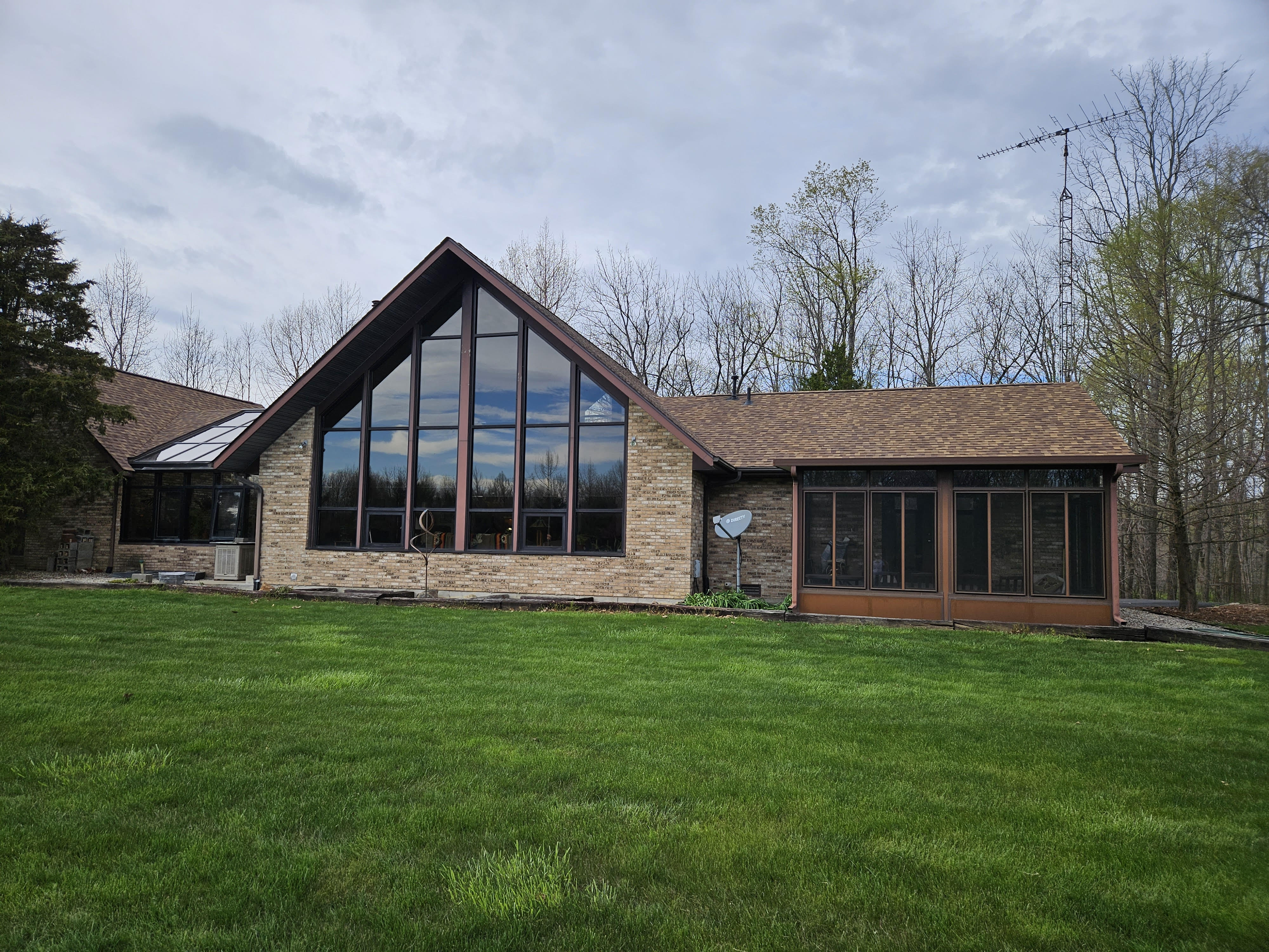 Metal Roof, Completed — Finished metal roof built to last decades.
